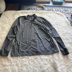 Callaway Weather Series Men's Gray 1/4 Zip Thermal Golf Pullover‎